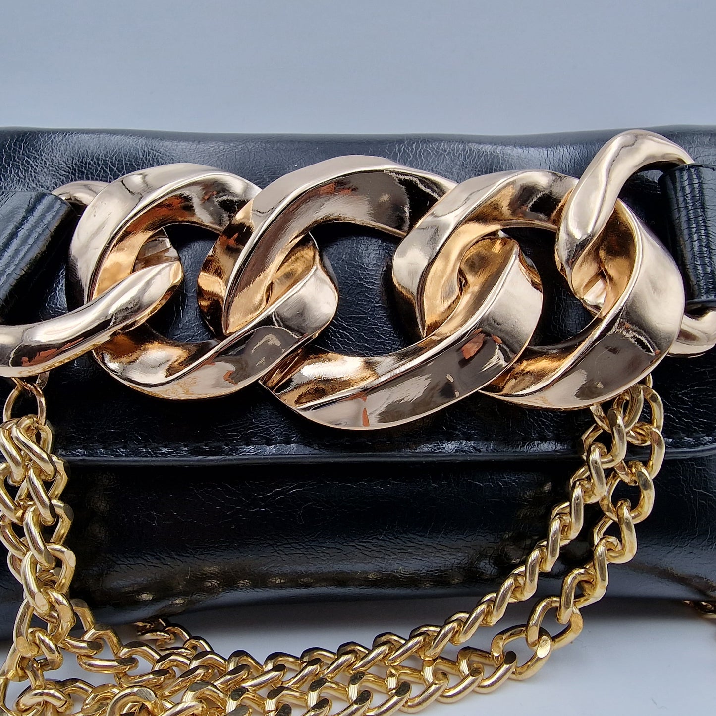 Crossed Chain Mini Bag