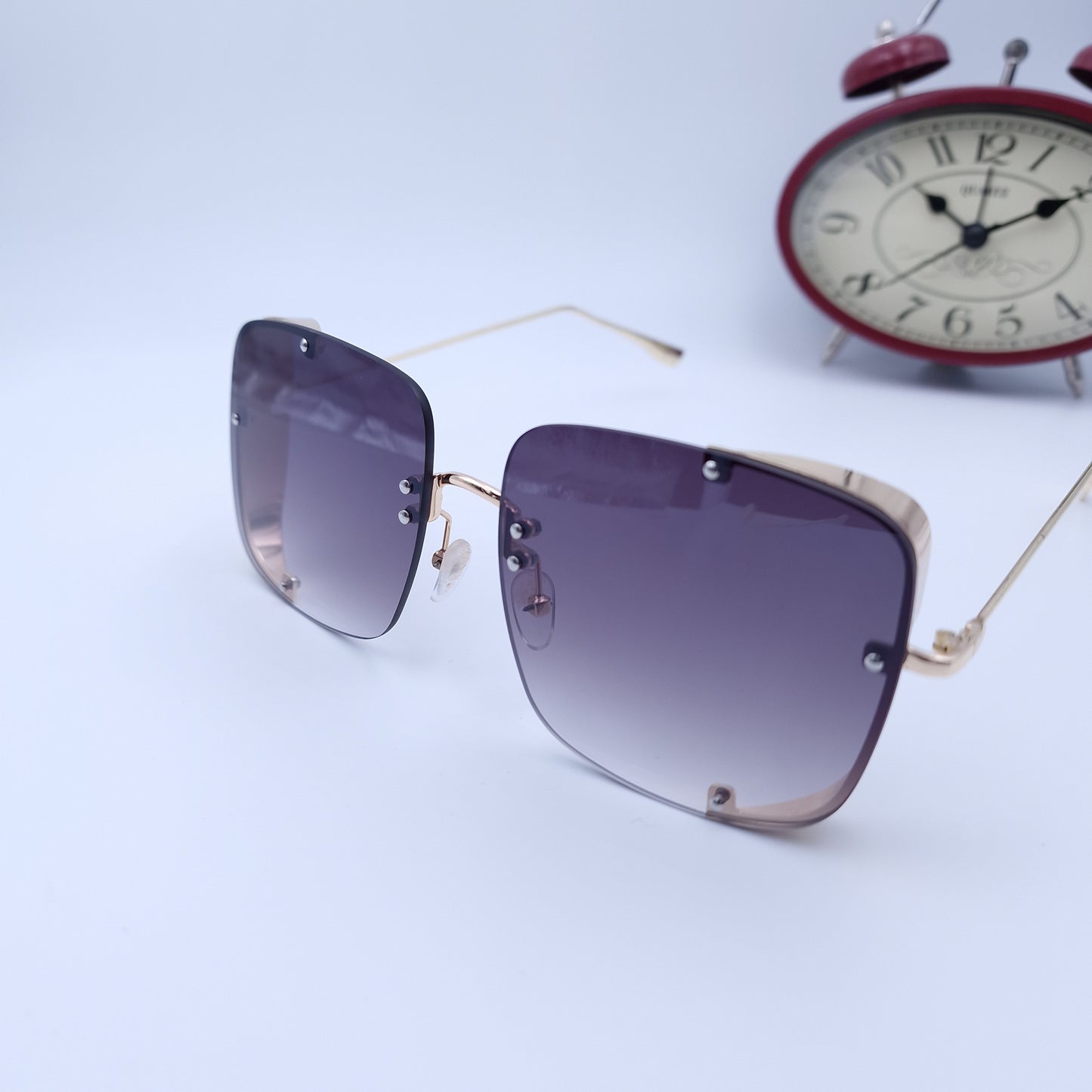 Studded Aviator Sunglasses