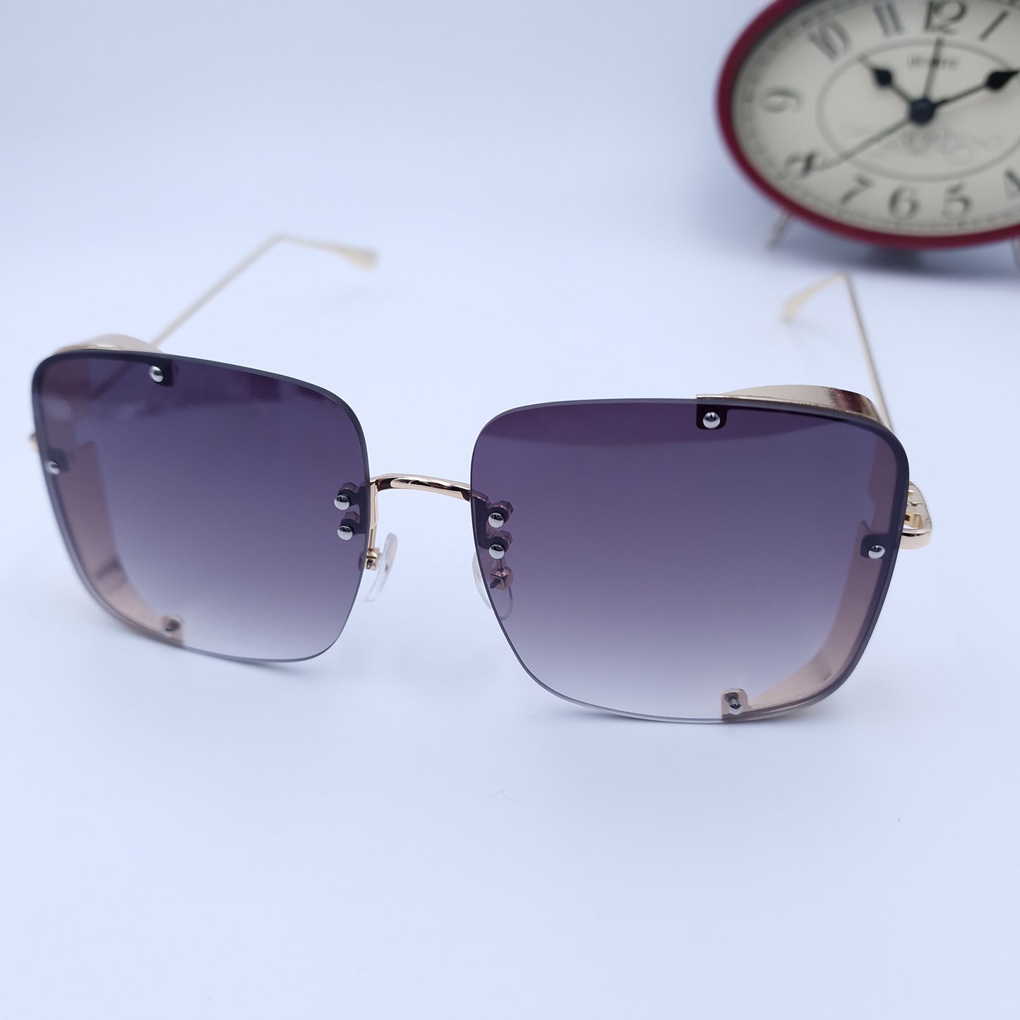 Studded Aviator Sunglasses