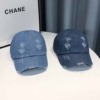 Denim tongue Baseball cap unisex Face Cap