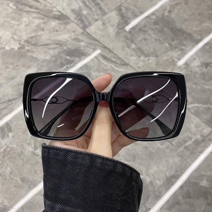 large frame square frame sunglasses for women with round faces