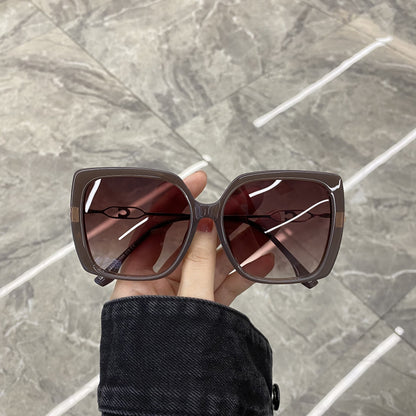 large frame square frame sunglasses for women with round faces