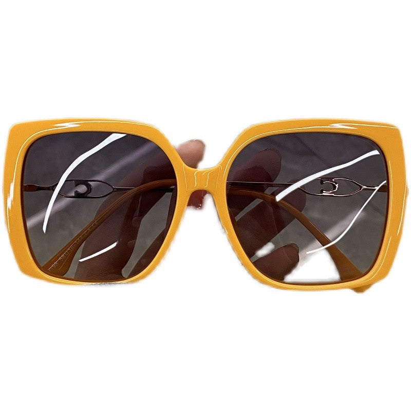 large frame square frame sunglasses for women with round faces