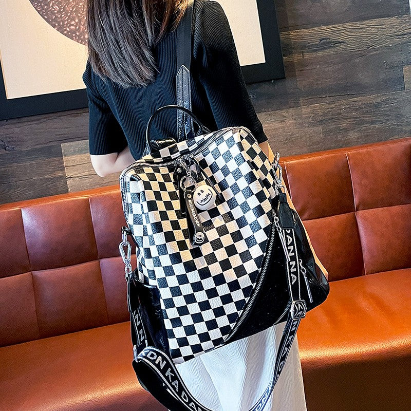 Chessboard Advanced Backpack Large Capacity  Backpack