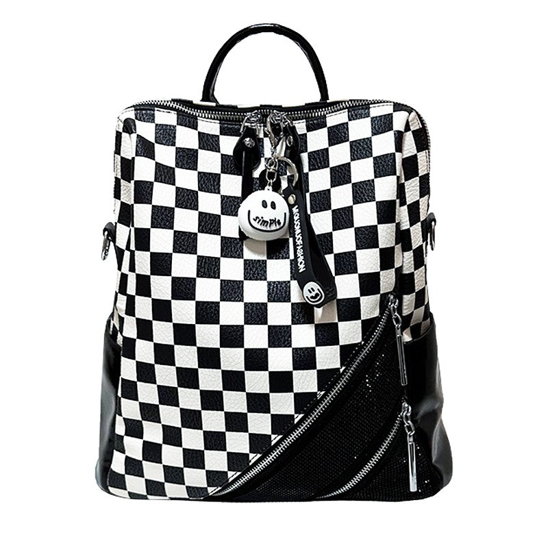 Chessboard Advanced Backpack Large Capacity  Backpack