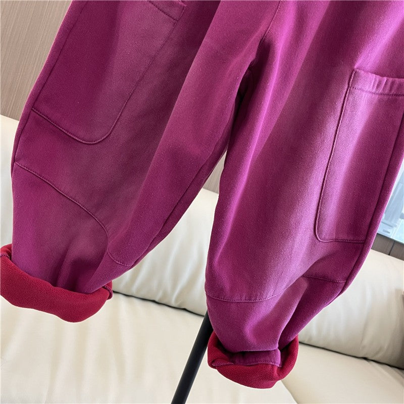 Warm casual jogger sweatpants Pants