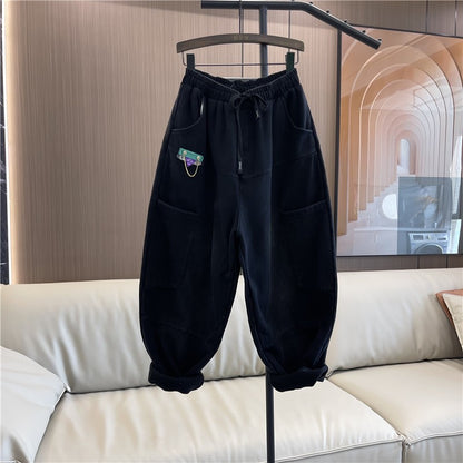 Warm casual jogger sweatpants Pants