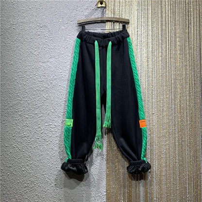 Splicing sports leggings sweatpants