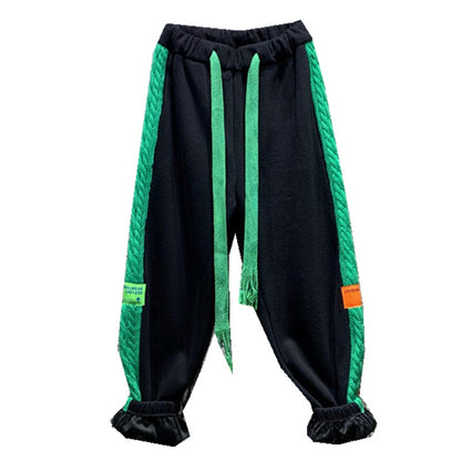 Splicing sports leggings sweatpants