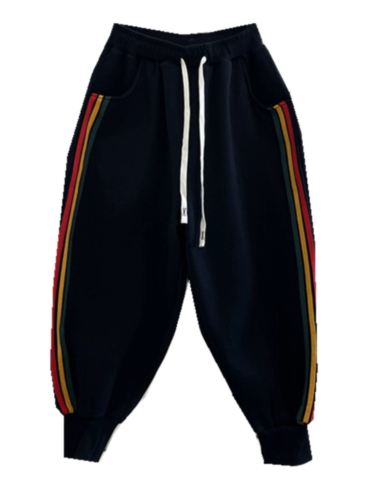 Sports pants side stripe sweatpants