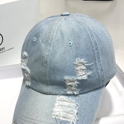 Broken Denim Ring Baseball Cap