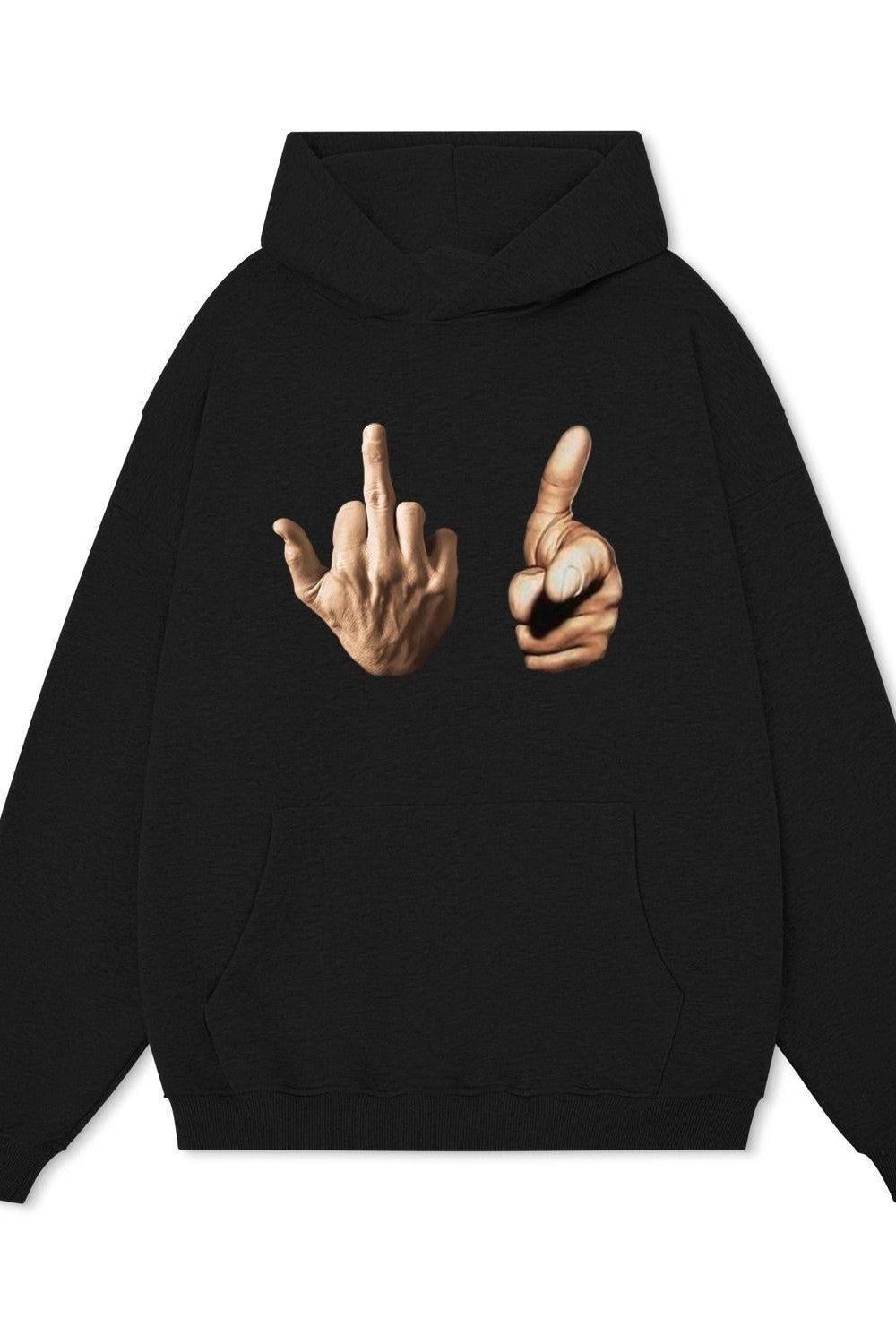 Gesture Print Heavyweight Unisex Hoodies