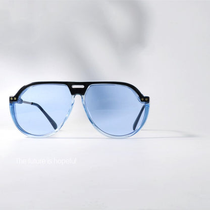 Jelly colored pilot style sunglasses UV400