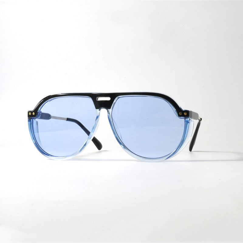 Jelly colored pilot style sunglasses UV400