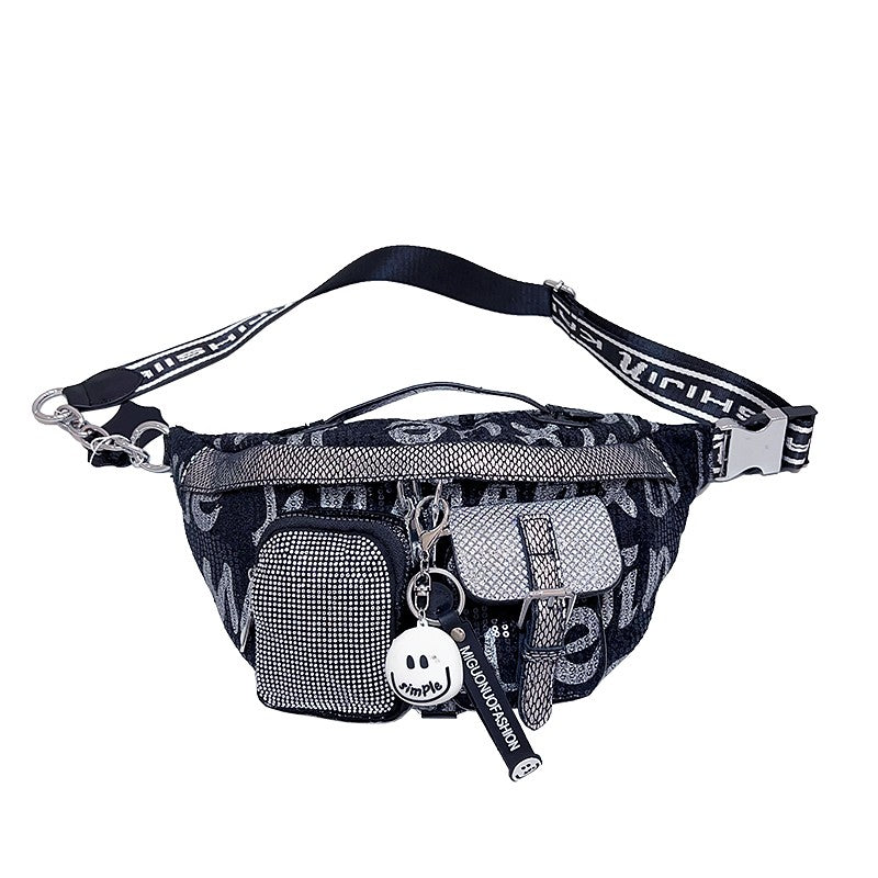 Chest bag women's crossbody waist bag