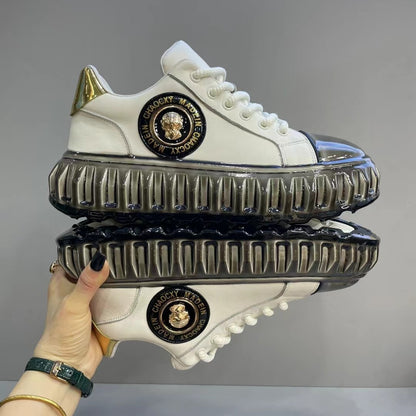 Chunky sole casual sneakers