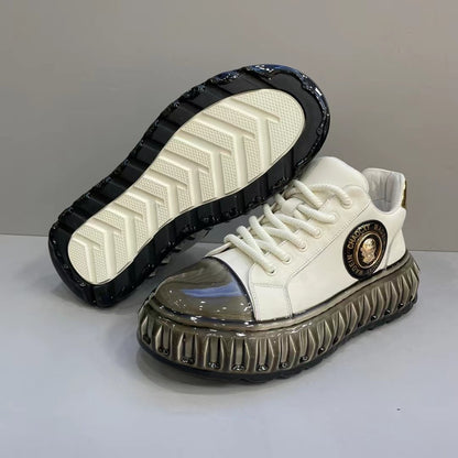 Chunky sole casual sneakers