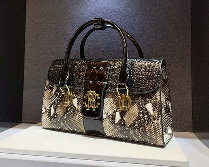 Light Luxury Bag High Grade Grand Crocodile Pattern Hand Bags