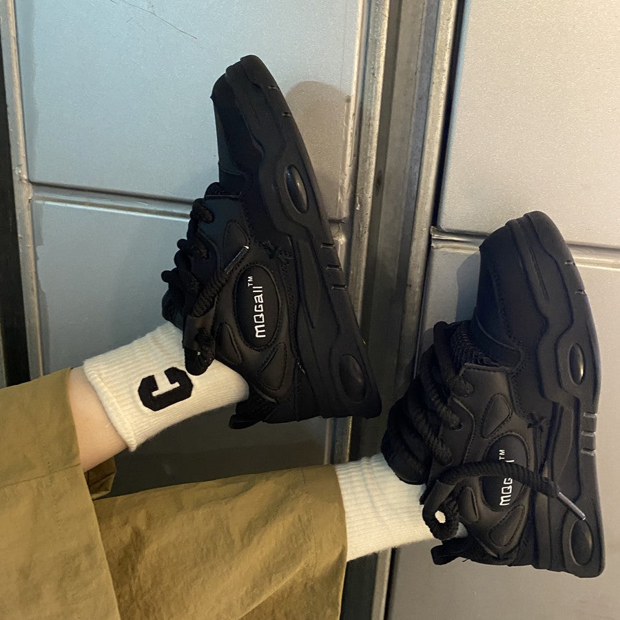 ulzzang contrasting jogging sneakers