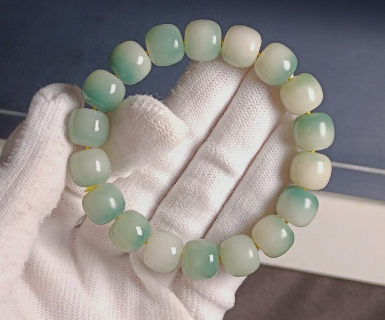 White Jade Bodhi Root Bracelet Female Finger Wrapping Soft Play Bracelet