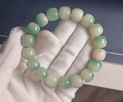 White Jade Bodhi Root Bracelet Female Finger Wrapping Soft Play Bracelet