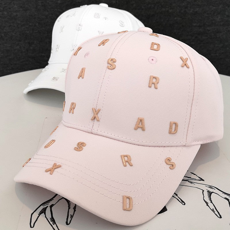 Version British Letters Versatile Hat Trendy Brand Peaked Baseball Hat