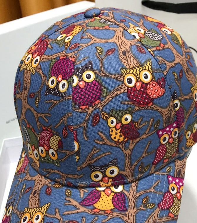 Owl Sunscreen Sun Hat Leisure Western baseball Hat