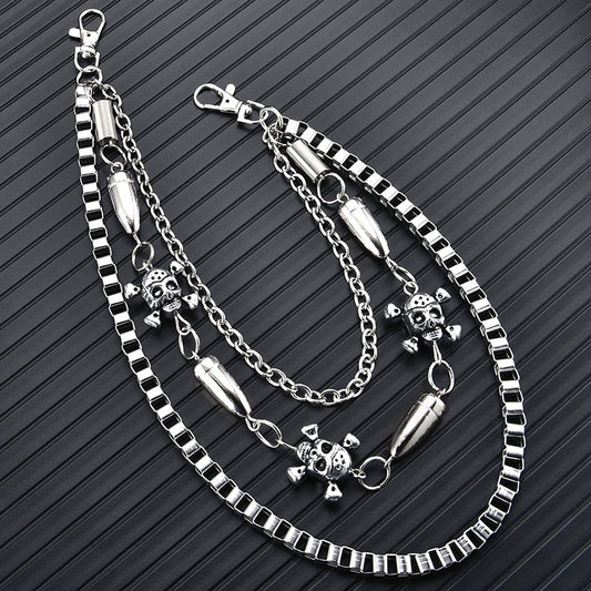 Waist pants chains metal pendants hanging chains