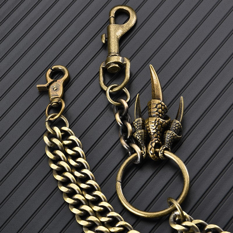 Gold pants waist chain accessories