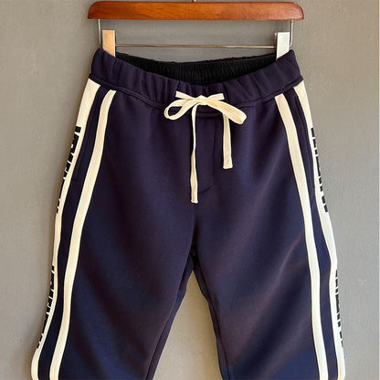 New casual sports sweatpants pants for men letters bound feet