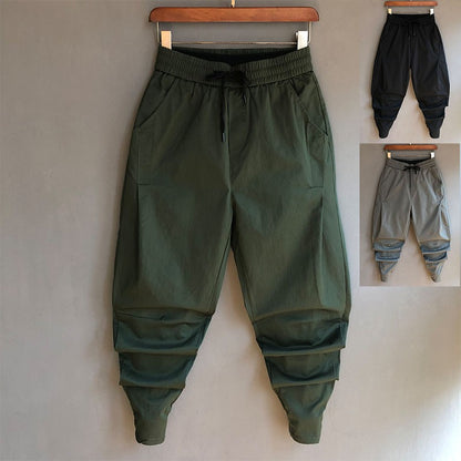 Slim Fit Solid Color Casual Men' Long Pants