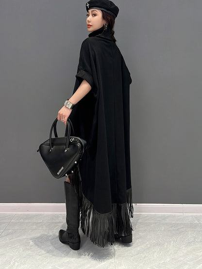 Tassel casual women's shirt dress