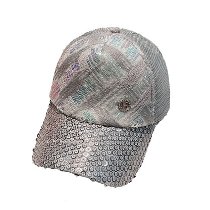 Hat sequin rhinestone baseball cap