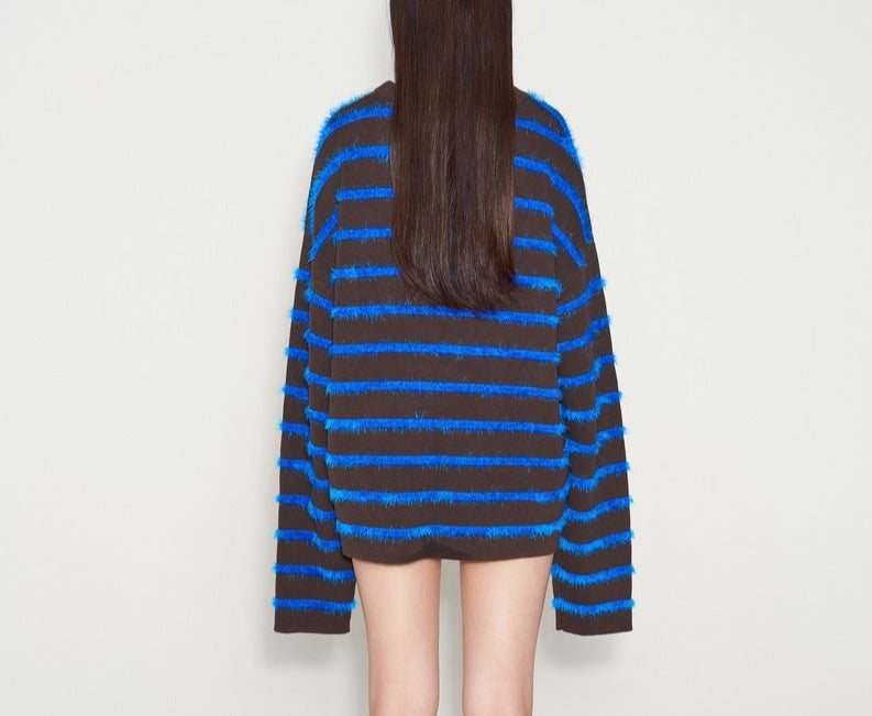 Pullover Sweater Color Block Knitwear Unisex