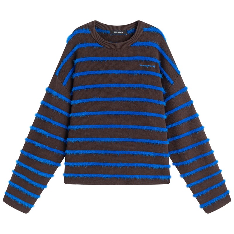 Pullover Sweater Color Block Knitwear Unisex