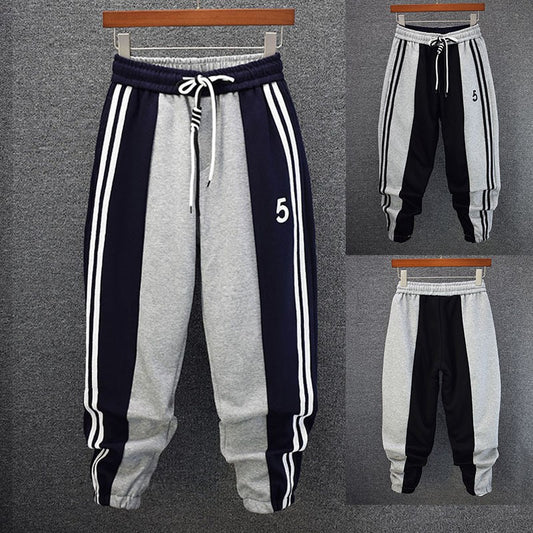 Sports Sweatpants Men's Leg-tie Cuffed Harem Pants