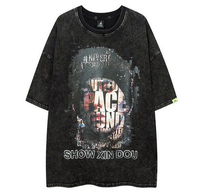 Show dou men's  streetwear T-shirt