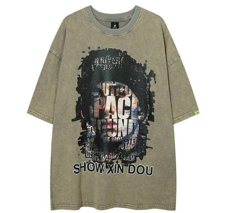 Show dou men's  streetwear T-shirt