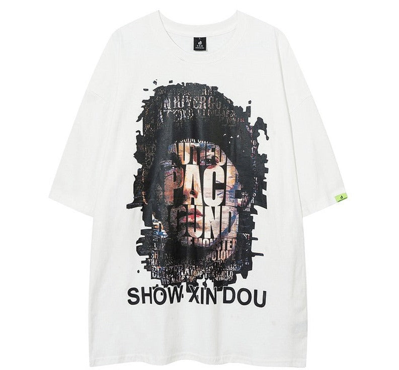 Show dou men's  streetwear T-shirt