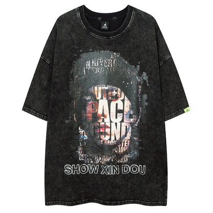 Show dou men's  streetwear T-shirt