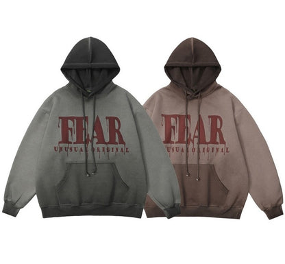 Fear vibe street style extra-large hoodies