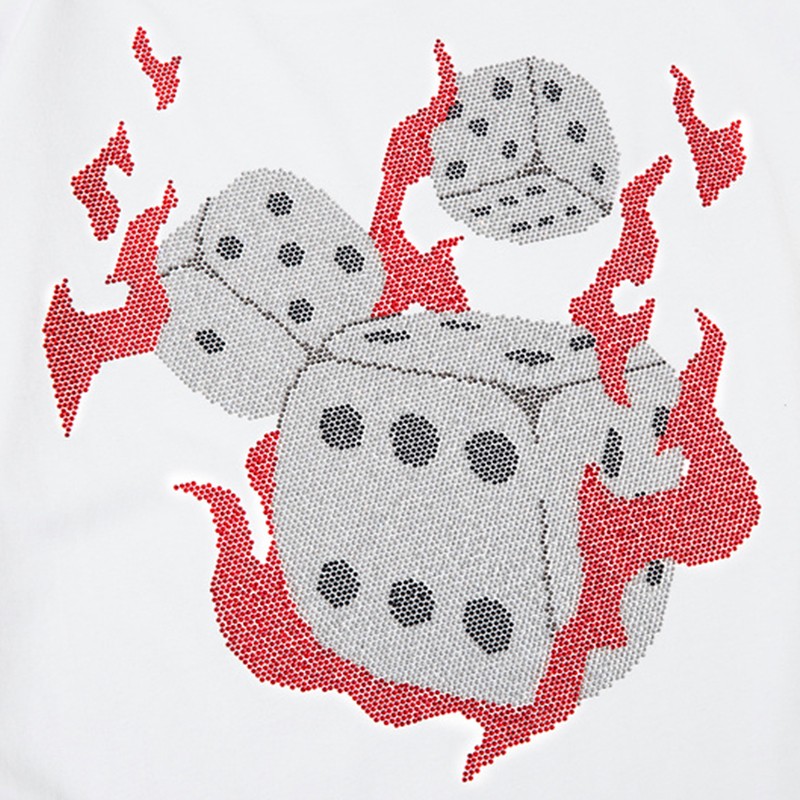 Oversized dice tee t-shirt