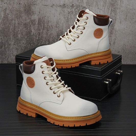 White Timba Martin boots for men