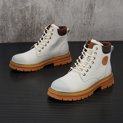 White Timba Martin boots for men