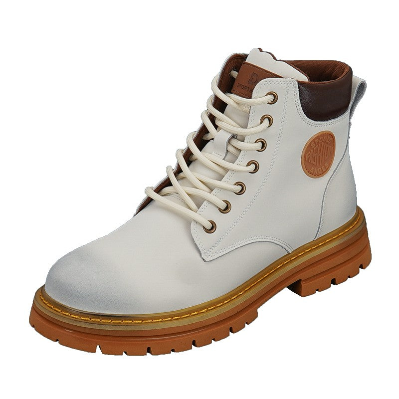 White Timba Martin boots for men