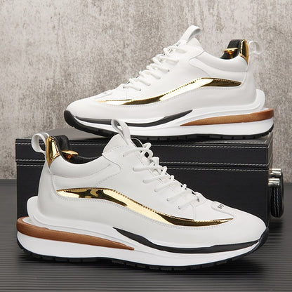 Sports and leisure shoes, men's thick soled Forrest Gump dad shoes