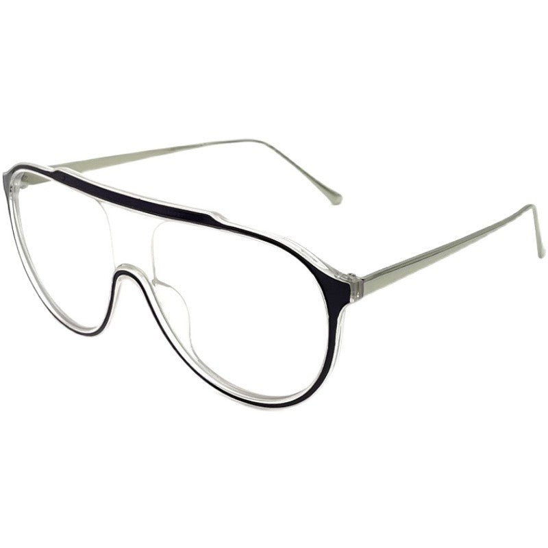 One-piece glasses frame eyewear