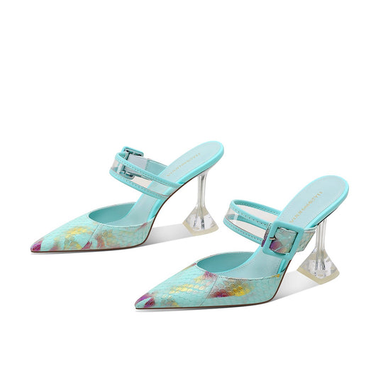 Performance high-heeled sandals