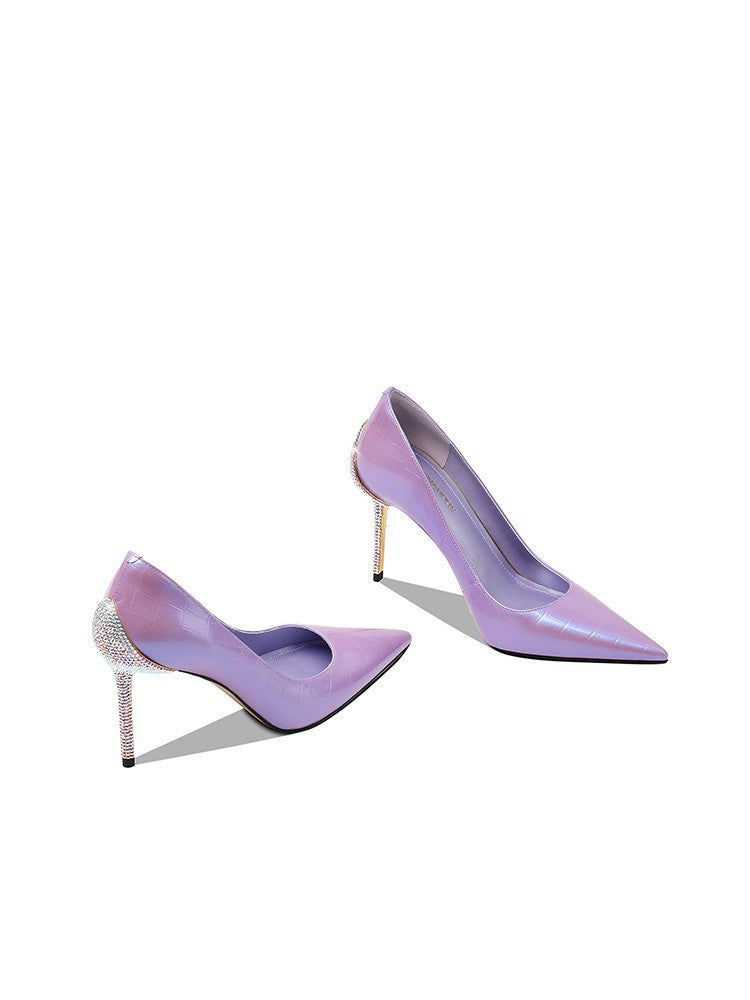 Fashion-forward street style heels Elegant party pumps