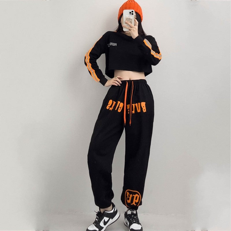 Sportive Jazz dance set women's clothes